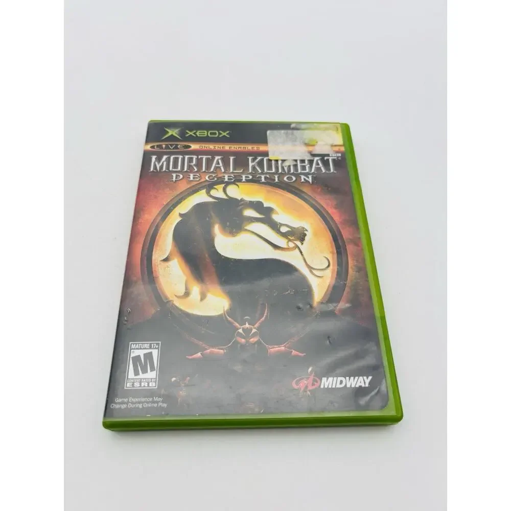 Mortal Kombat Deception (Microsoft Xbox, 2004) Complete CIB w/ Manual Tested